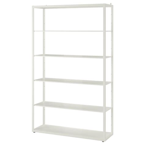 Ikea white shelving unit - KALLAX Shelving unit with underframe, high-gloss/white/white, 577/8x37" The KALLAX series adapts to taste, space, needs and budget. Smooth surfaces and rounded corners give a feel of quality and the underframe creates an airy look. Personalize with inserts and boxes. 